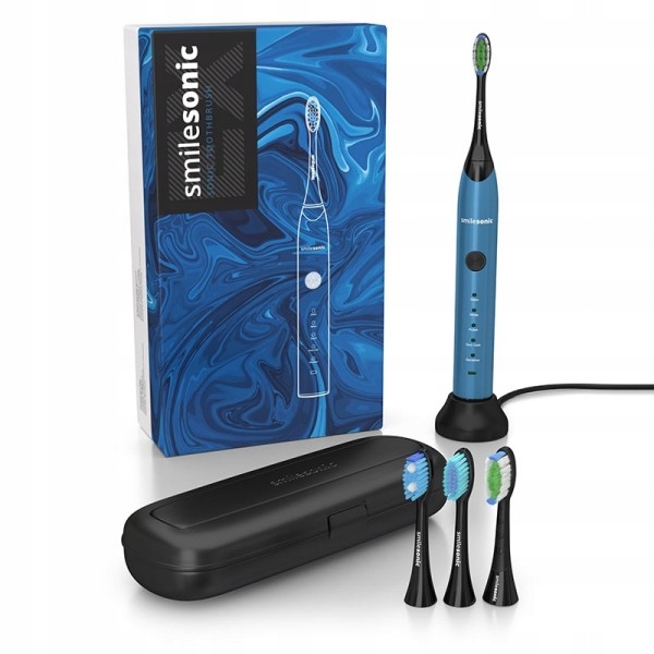 Sonická zubná kefka Smilesonic EX, modrá